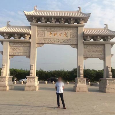 如何雕刻村莊牌坊?_古城古鎮(zhèn)門(mén)樓石牌坊價(jià)格是多少