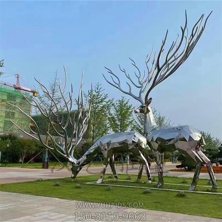 公園景觀 大型戶(hù)外創(chuàng)意不銹鋼白鋼鏡面鏤空景觀雕塑