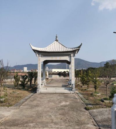 青石大理石石雕戶外公園景觀涼亭雕塑