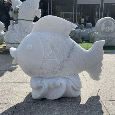 大理石石雕園林景觀園林魚