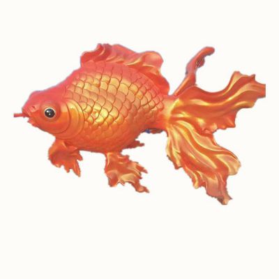 室內(nèi)玻璃鋼仿真鯉魚(yú)雕塑擺件