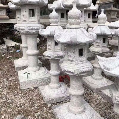 花崗巖石雕燈，中國傳統(tǒng)古建照明燈籠