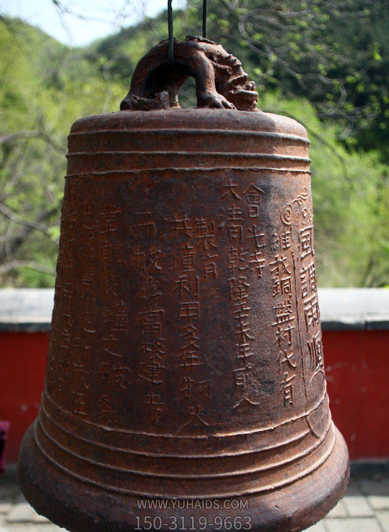 仿古做舊銅鐘雕塑